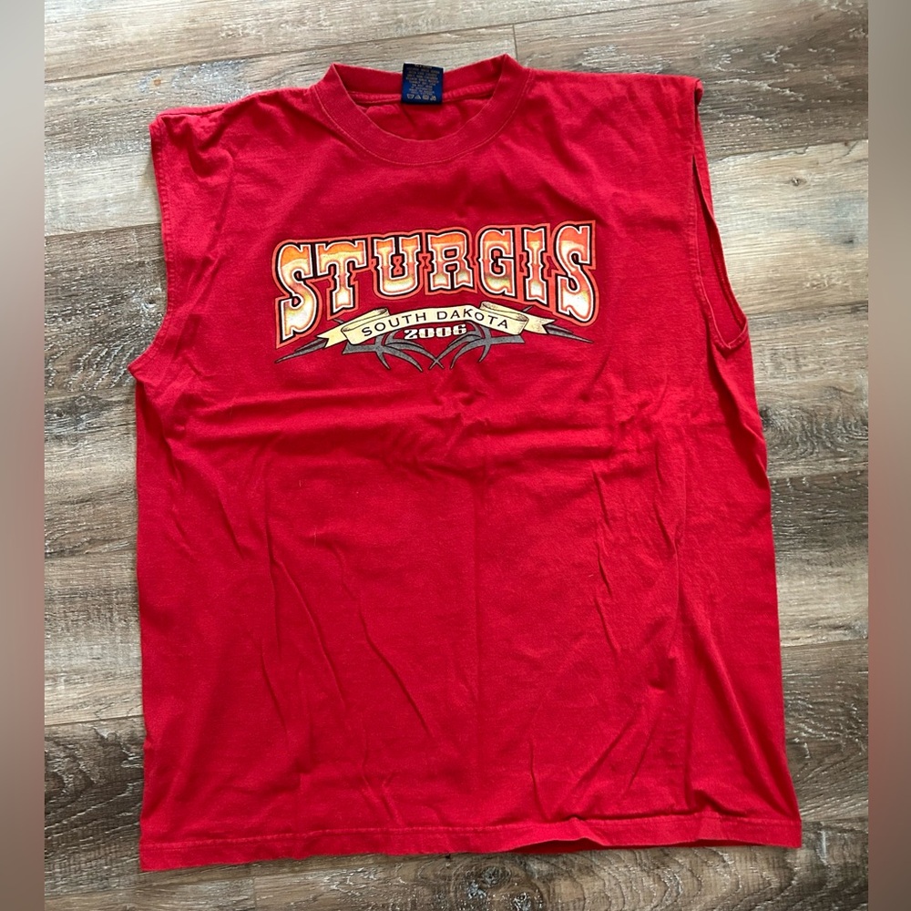 CHANEL Red Graphic T-Shirt